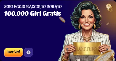 Sorteggio raccolto dorato 100 000 giri gratis