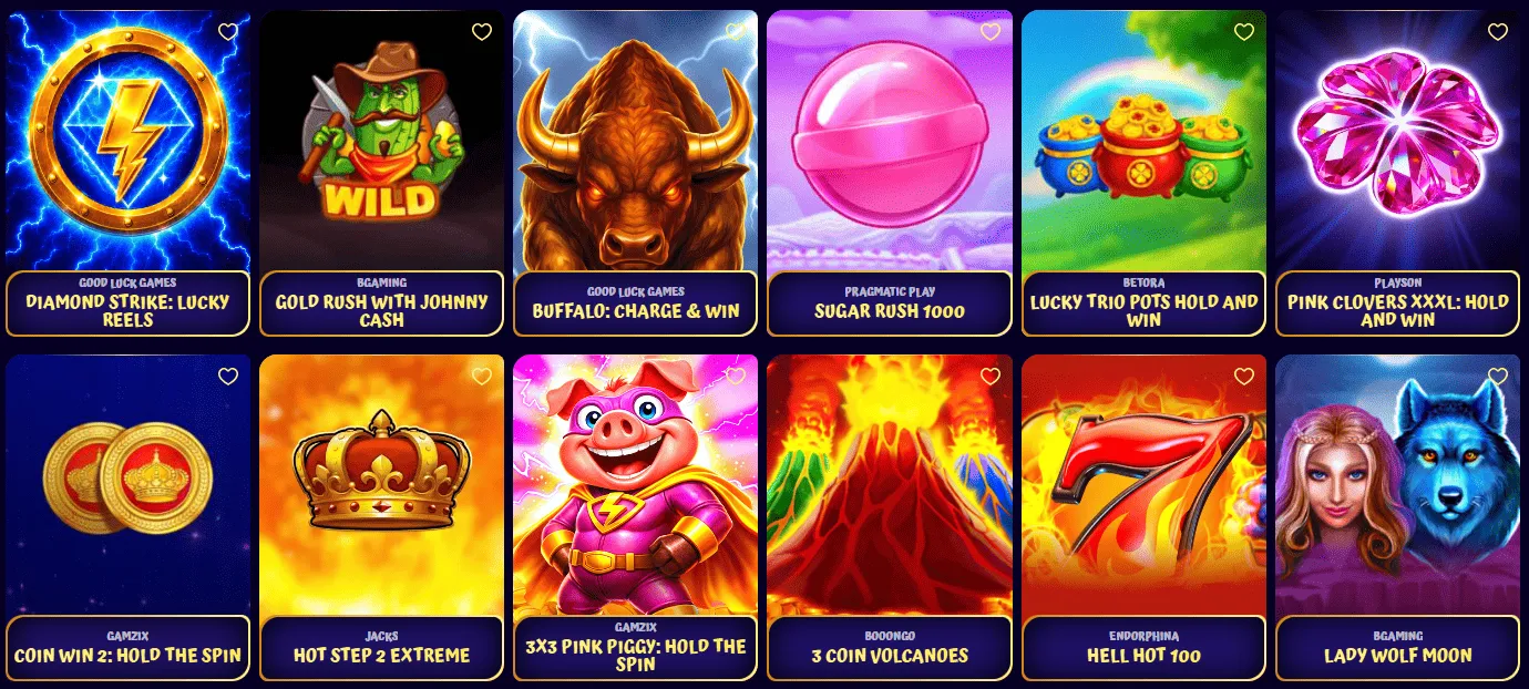 SpinGranny Casino Giochi 1